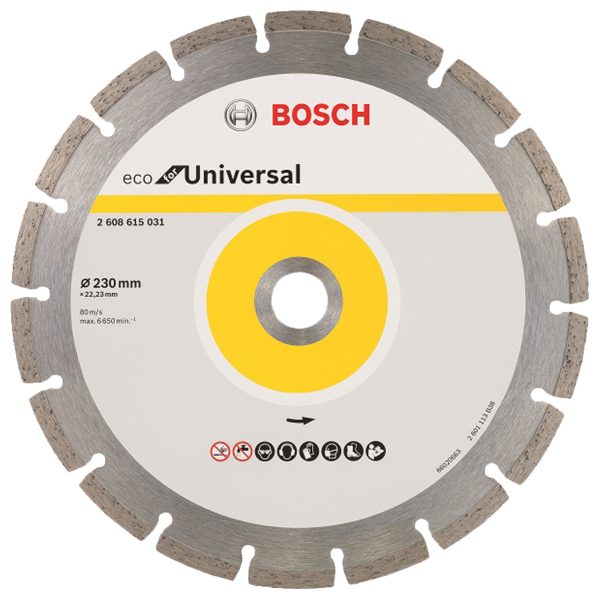 Bosch Disc diamantat ECO Universal 230×22.23×2.6mm