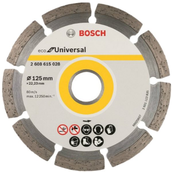 Bosch Disc diamantat ECO Universal 125×22.23×2.0mm