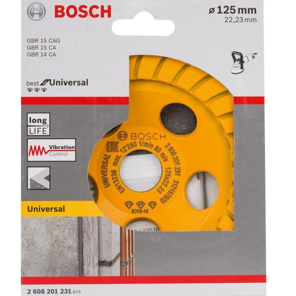 Bosch Disc-oala diamantat Best for Universal Turbo 125×22,23x5mm