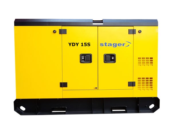 Stager YDY15S Generator insonorizat 15kVA, 57A, 1500rpm, monofazat, diesel